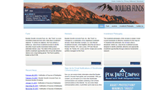 Desktop Screenshot of boulderfunds.net